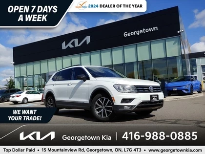 Used 2018 Volkswagen TIGUAN Comfortline 2.0L AWD SUNROOF HTD SEATS LTHR