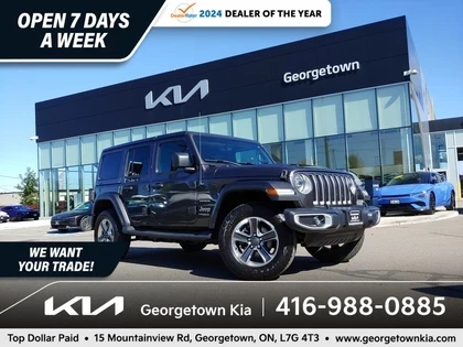 Used 2021 Jeep WRANGLER Unlimited Sahara 3.6L 4WD NAV HTD SEATS