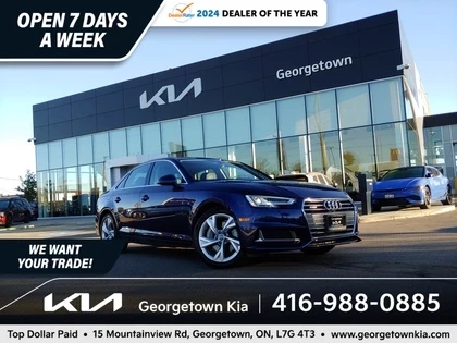 Used 2019 Audi A4 Progressiv 2.0L AWD SUNROOF NAV 43K KM
