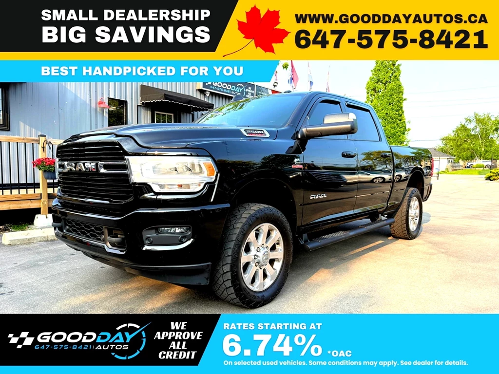 Used 2019 RAM 2500 BIG HORN 4X4 CREW CAB CUMMINS NEW TIRES BR... 
