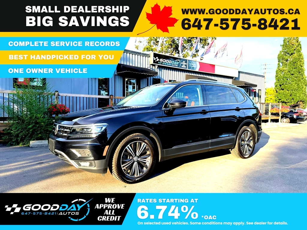 Used 2018 Volkswagen TIGUAN HIGHLINE ONE OWNER NEW MICHELIN ALL W 