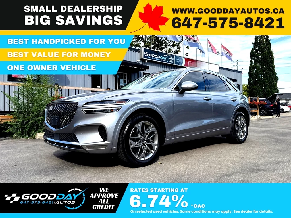 Used 2022 Genesis GV70 2.5T ADVANCED LOADED ONE OWNR NO ACCIDENT 
