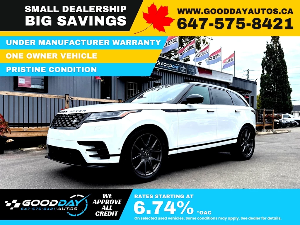 Used 2021 Land Rover RANGE ROVER VELAR P340 R-DYNAMIC S | ONE OWN 
