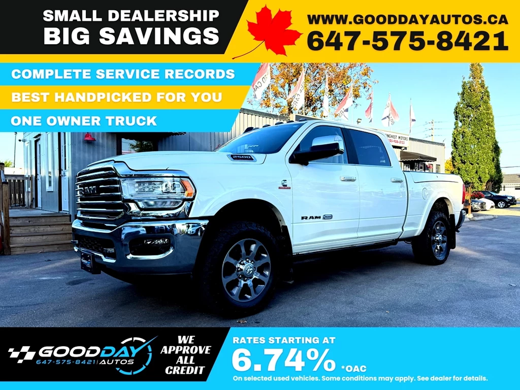 Used 2021 RAM 2500 LIMITED LONGHORN LOADED ONE OWNER DEALER S... 
