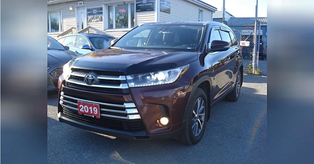 Used 2019 Toyota HIGHLANDER XLE 8 PASS, LTHR, NAV , CERTIFIED+WRTY SE V6 AWD (Natl)