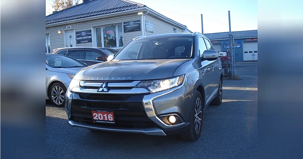 Used 2016 Mitsubishi OUTLANDER AWD 168K LOADED , CERTIFIED+WRTY AWC 4dr ES