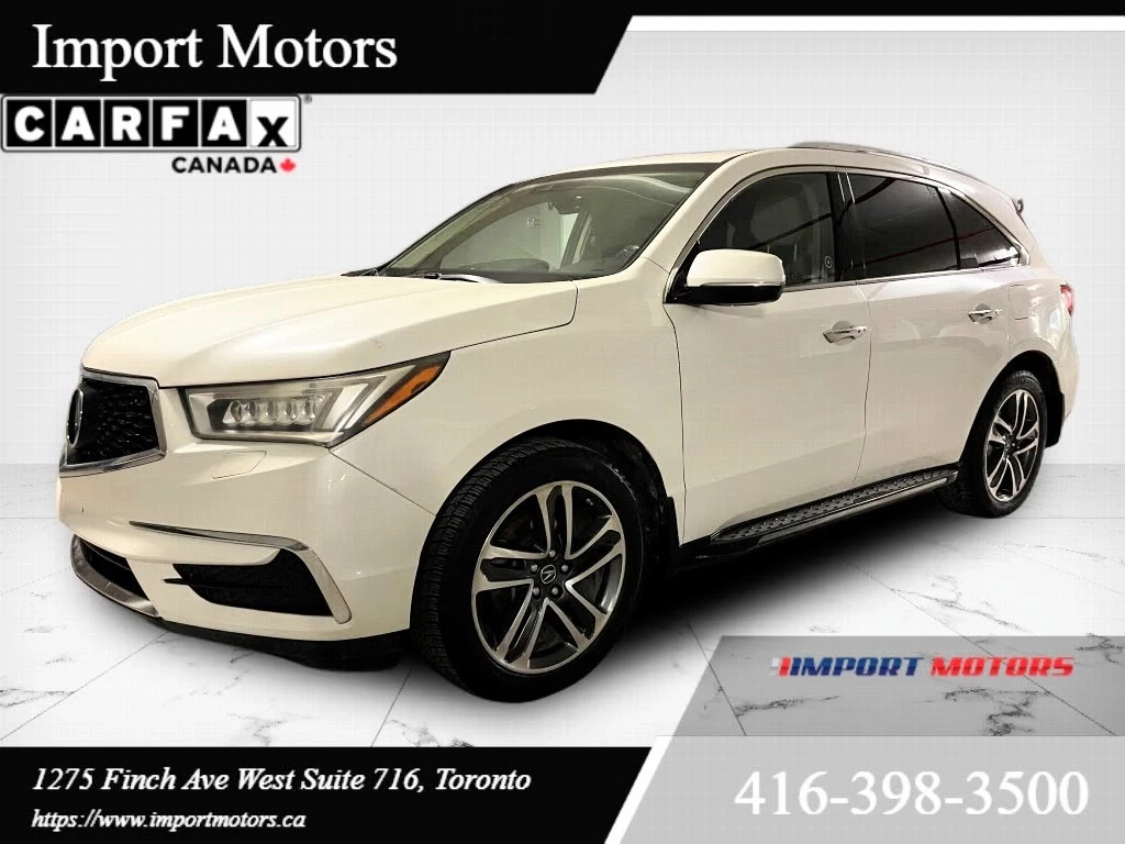 Used 2017 Acura MDX SH-AWD 4DR TECH PKG NAVIGATION LEATHER 