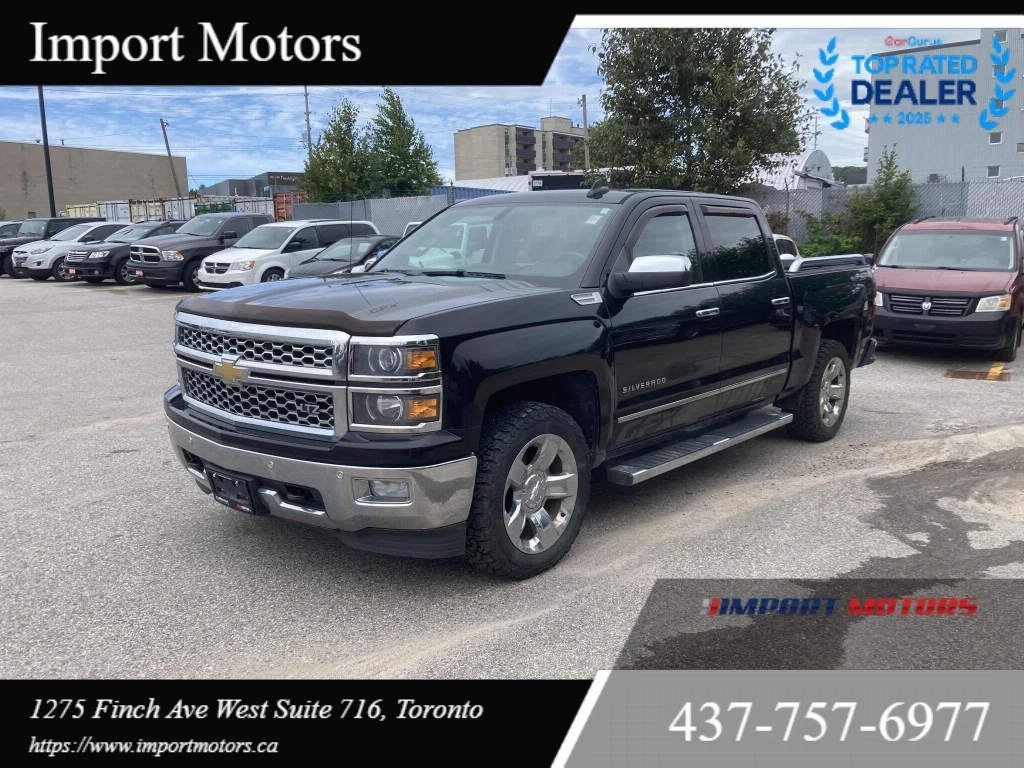 Used 2015 Chevrolet SILVERADO 1500 1LZ 4X4 CREW CAB 5.75 FT. BOX 14... 