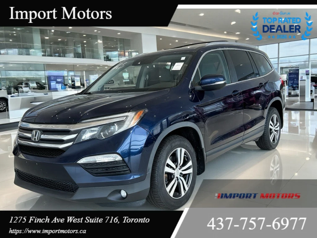 Used 2017 Honda PILOT EX 4DR ALL-WHEEL DRIVE AUTOMATIC 