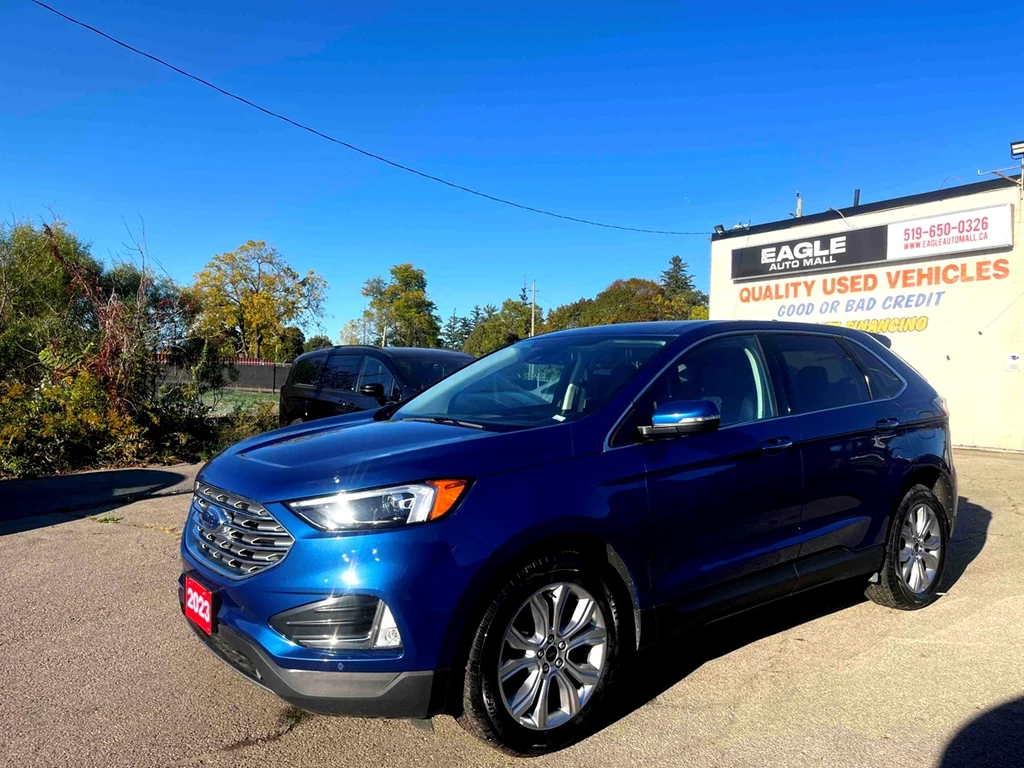 Used 2023 Ford EDGE TITANIUM AWD | LEATHER | REMOTE START IGNITIO 