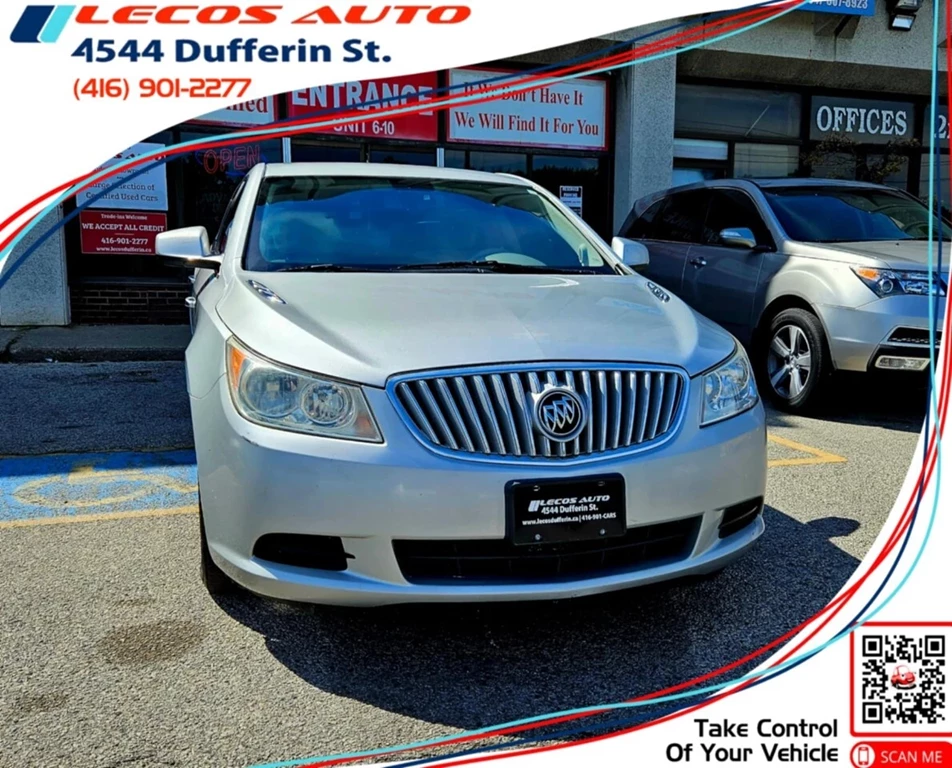 Used 2011 Buick LACROSSE 4DR SDN CX FWD 2.4L CLEAN CARFAX/NEW T... 