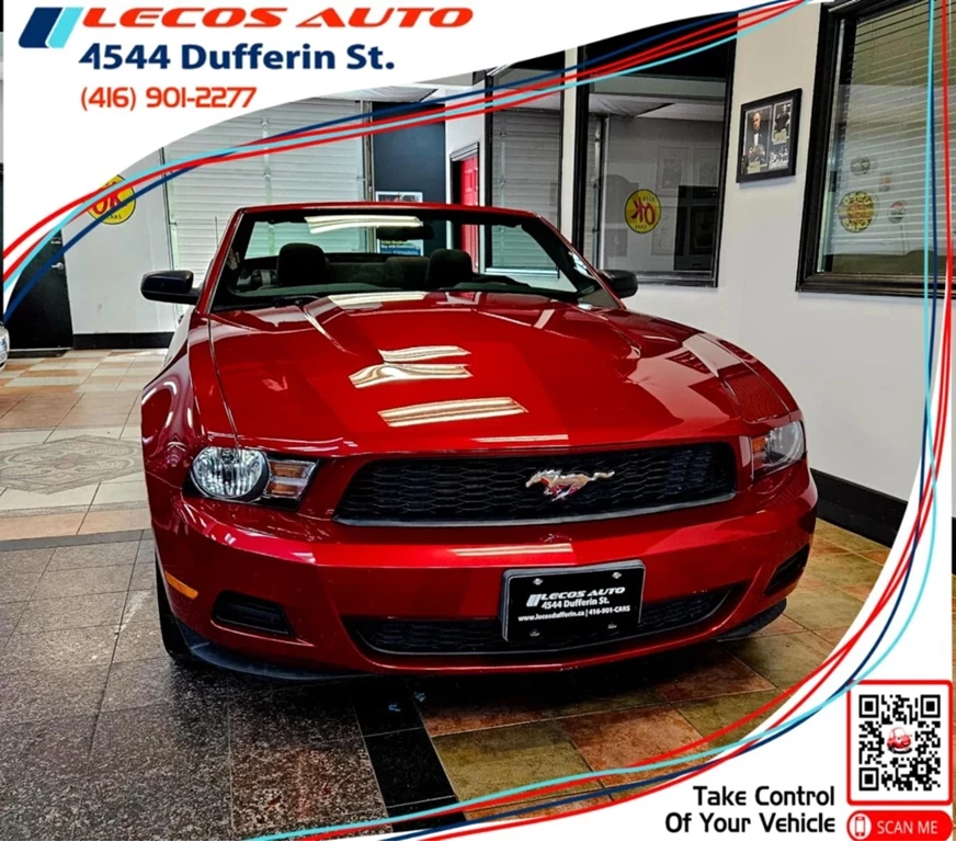 Used 2010 Ford MUSTANG 2DR CONV V6 VERY LOW KMS/NO ACCIDENTS/C... 