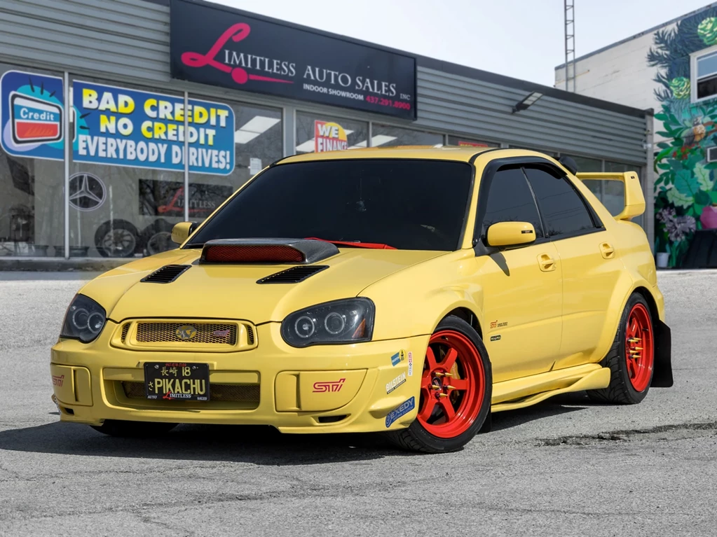 Used 2004 Subaru IMPREZA (NATL) 2.5 WRX STI W/GOLD WHEELS 