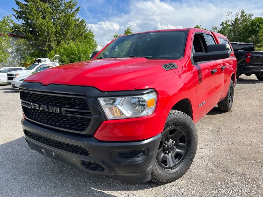 Used 2019 RAM 1500 TRADESMAN 4X4 QUAD CAB 64 BOX 