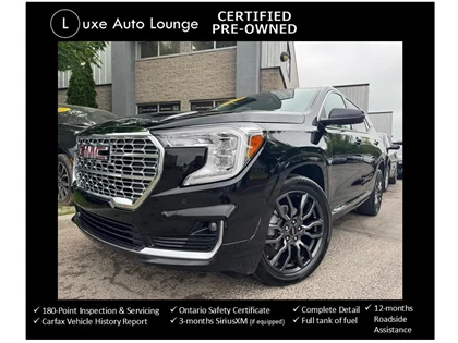 Used 2023 GMC TERRAIN Denali AWD! LOW KM, BOSE, PANO ROOF, LEATHER!!!