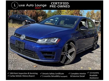 Used 2016 Volkswagen GOLF R GOLF R AWD!! ONE-OWNER, LEATHER, 6SPD!! LOADED!!