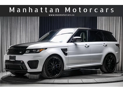 Used 2017 Land Rover RANGE ROVER SPORT SPORT V8 SC SVR 550HP PANO HUD CARBONINT SERVRECS