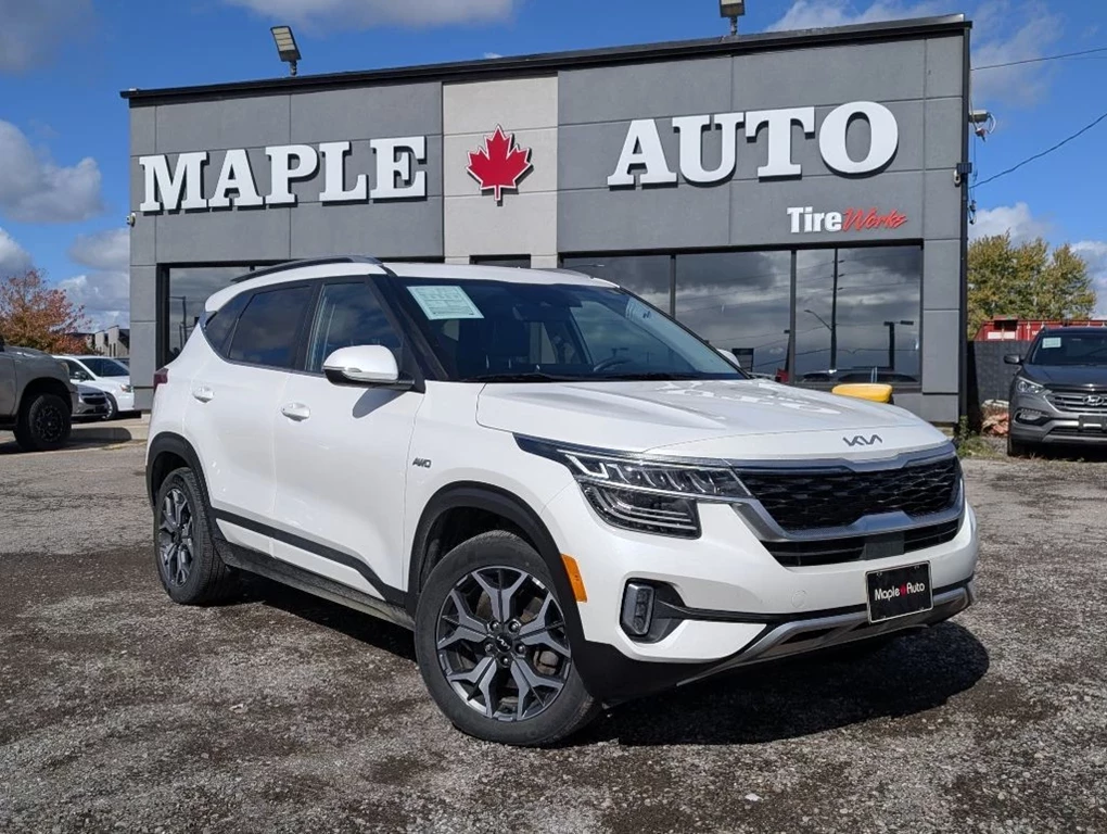 Used 2023 Kia SELTOS EX PREMIUM AWD| NAV | LEATHER | SUNROO 