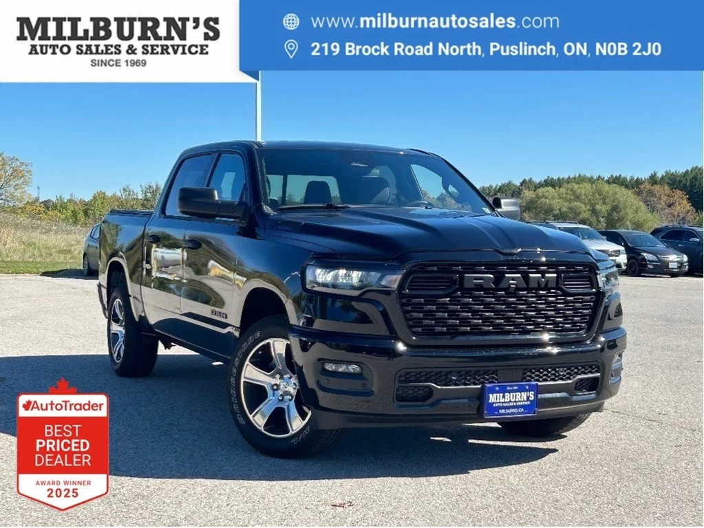 Used 2025 RAM 1500 TRADESMAN 4X4 CREW CAB | REMOTE START | BL 
