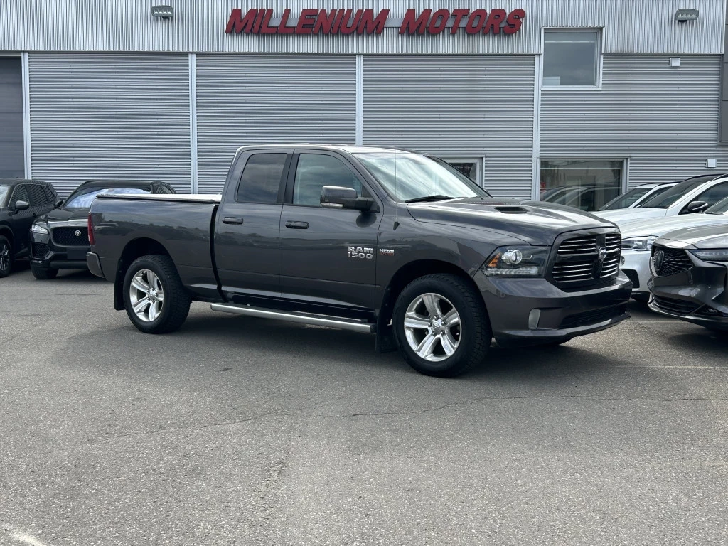 Used 2016 RAM 1500 SPORT QUAD CAB 4WD/NAVI/B.CAM/SUNROOF 