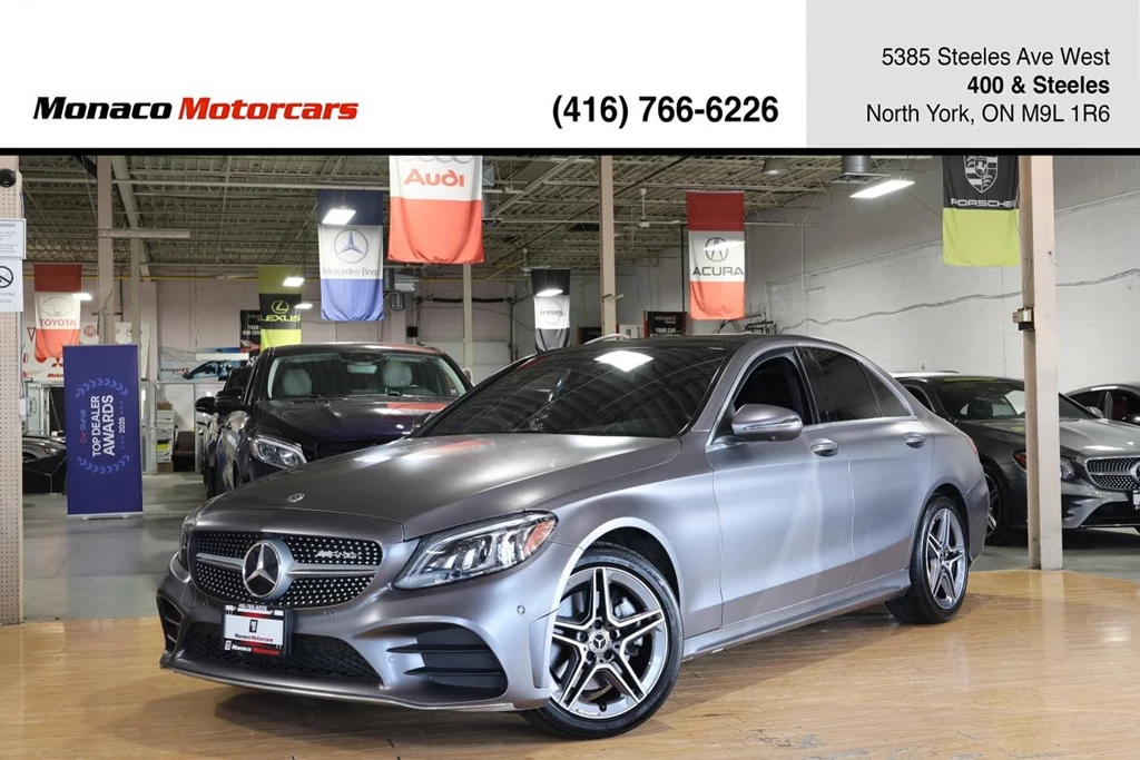 Used 2021 Mercedes-Benz C-CLASS C300 4MATIC - AMGPKG|PANO|NAVI|CAMERA|BLINDSPOT