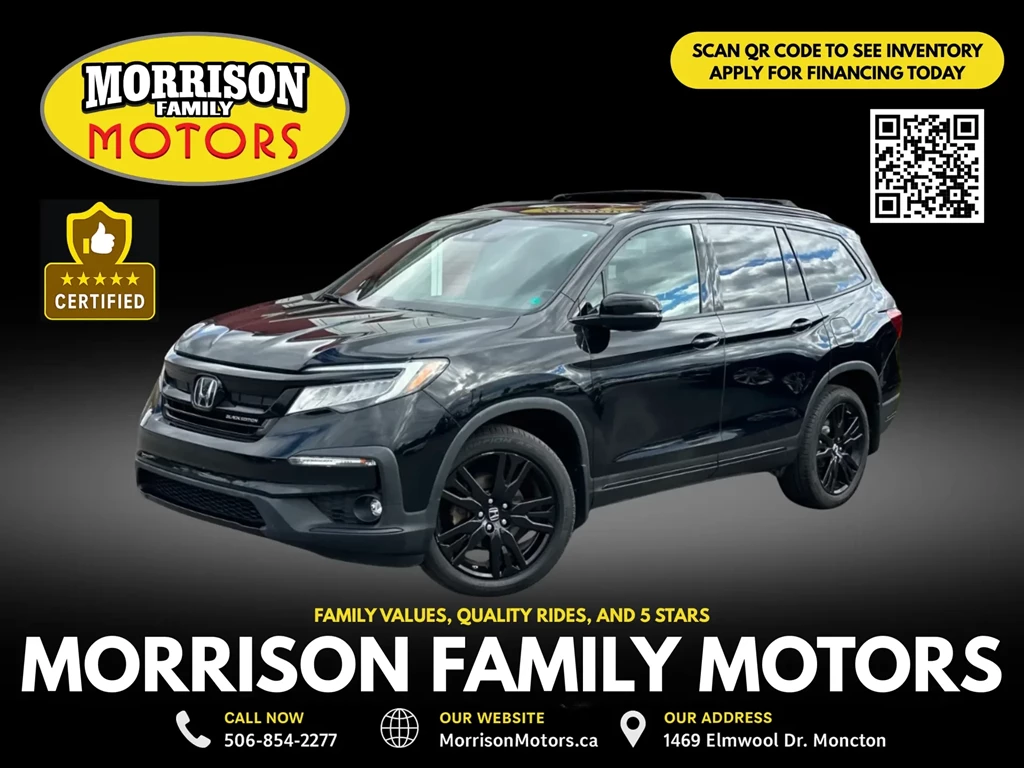 Used 2019 Honda PILOT BLACK EDITION 