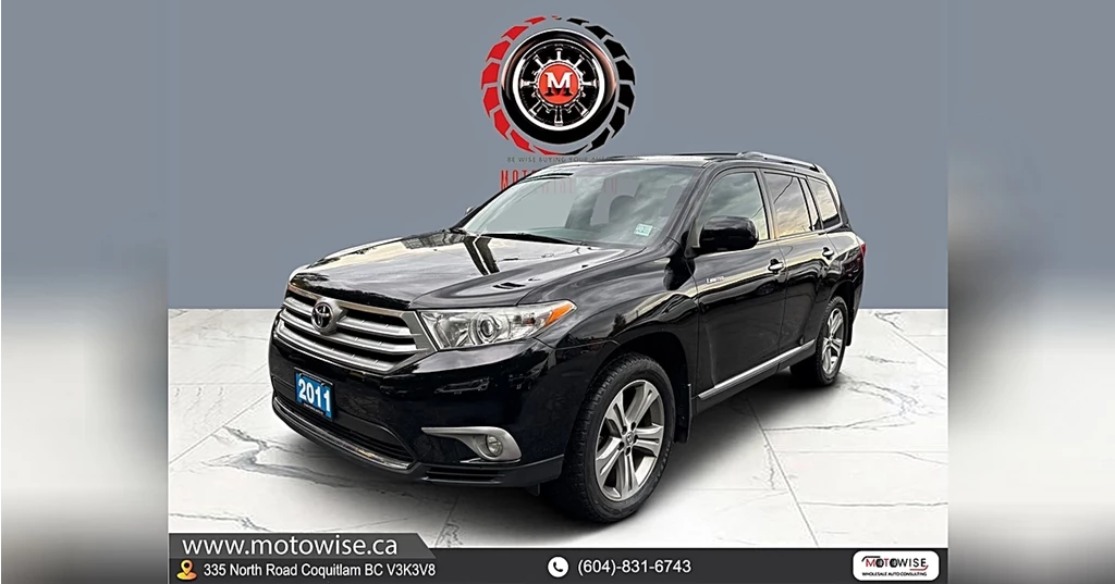 Used 2011 Toyota HIGHLANDER LIMITED V6 4WD 4dr V6 Limited (Natl)
