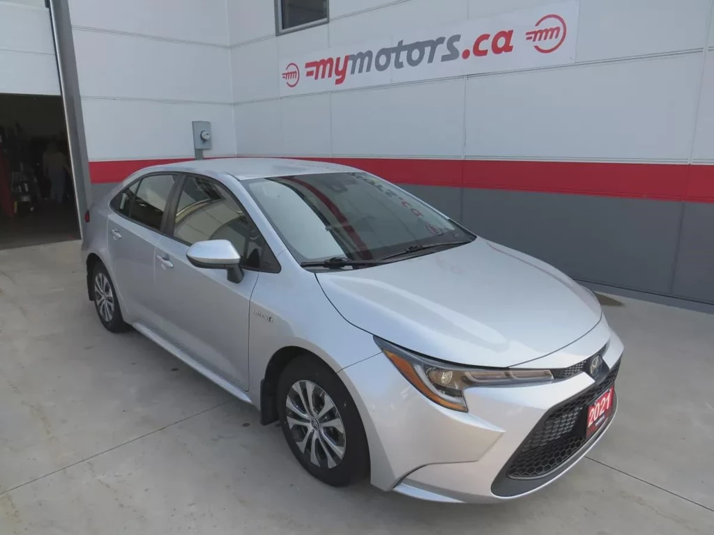 Used 2021 Toyota COROLLA Hybrid (**VERY LOW KM!!**CLEAN TITLE/NO ACCIDENTS!!**SAFETY/CERTIFIED!!**HYBRID!!**LEATHER**WIREL...