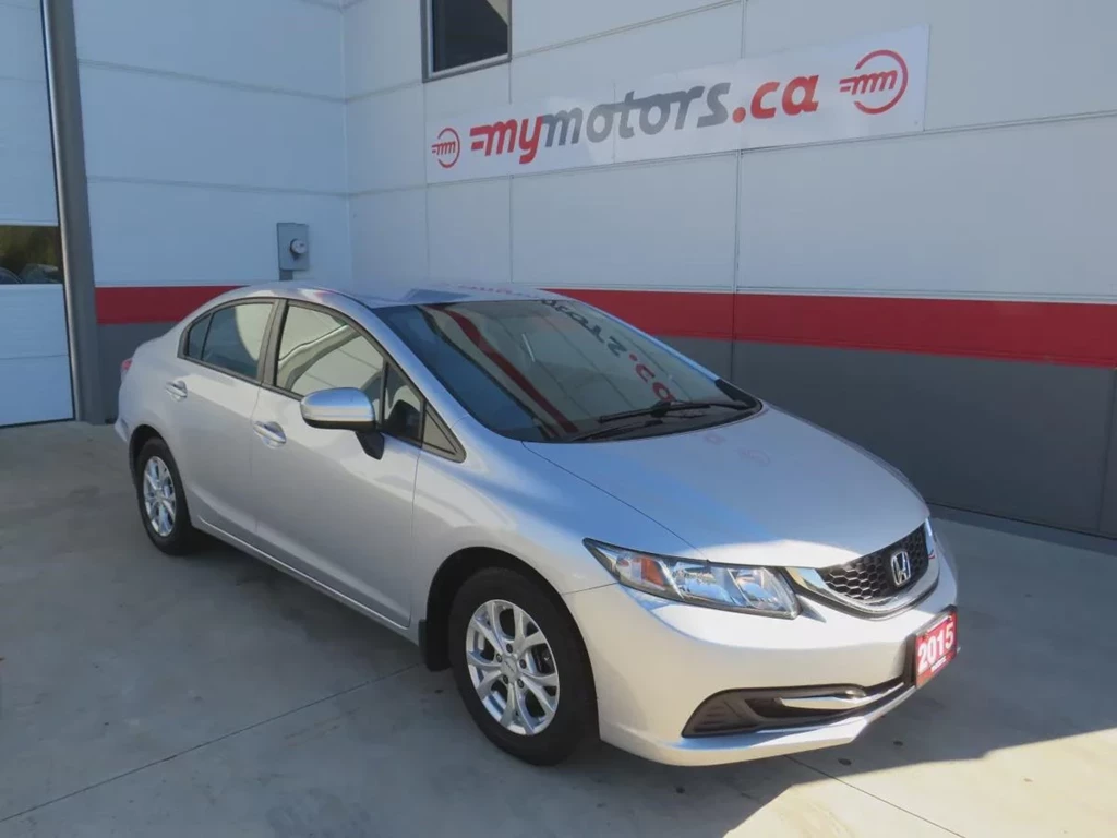 Used 2015 Honda CIVIC Sedan LX (**LOW KM!!**CLEAN TITLE/NO ACCIDENTS!!**SAFETY/CERTIFIED!!**ALLOY RIMS**AUTOMATIC**A/C*...