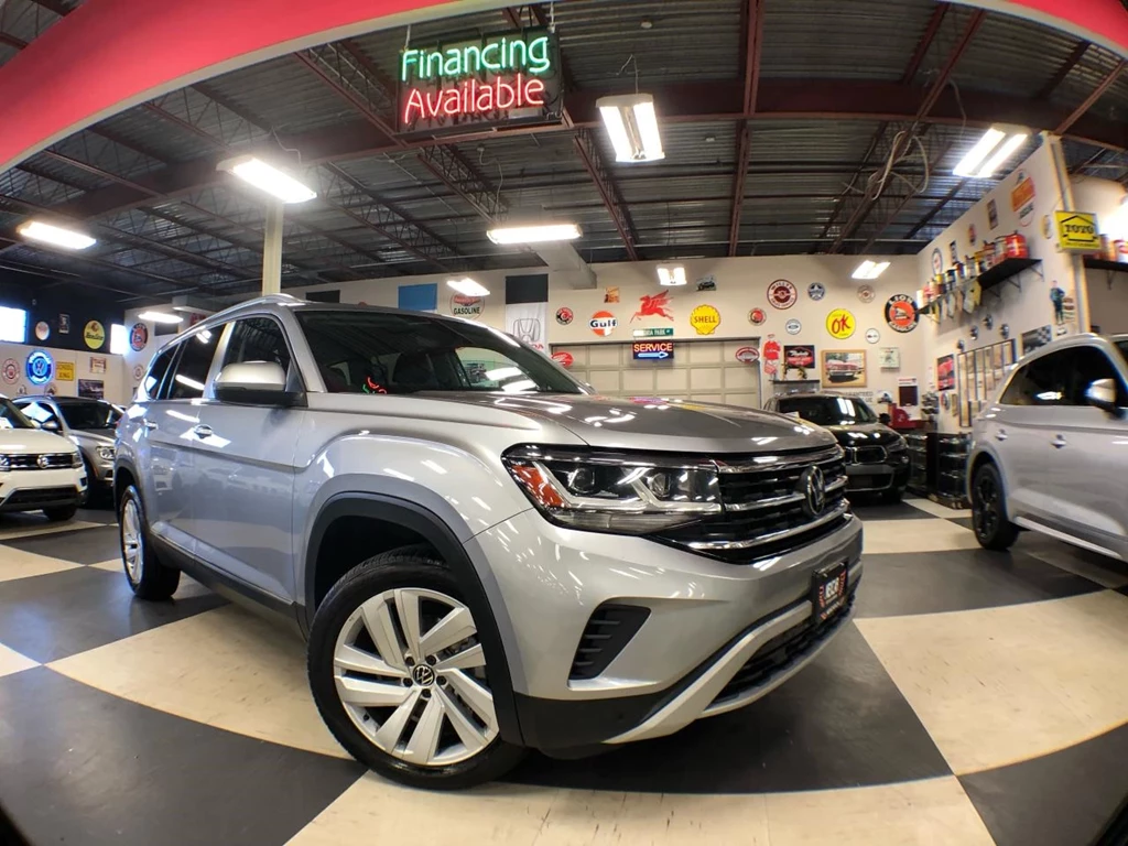 Used 2021 Volkswagen ATLAS HIGHLINE 6 PASS AWD LEATHER PAN/ROOF B/SPOT CAMERA