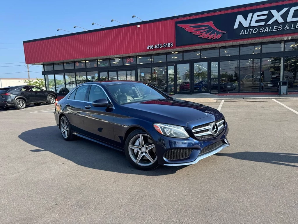 Used 2017 Mercedes-Benz C-CLASS C 300 AMG 4MATIC LEATHER PAN/ROOF NAVI CAMERA