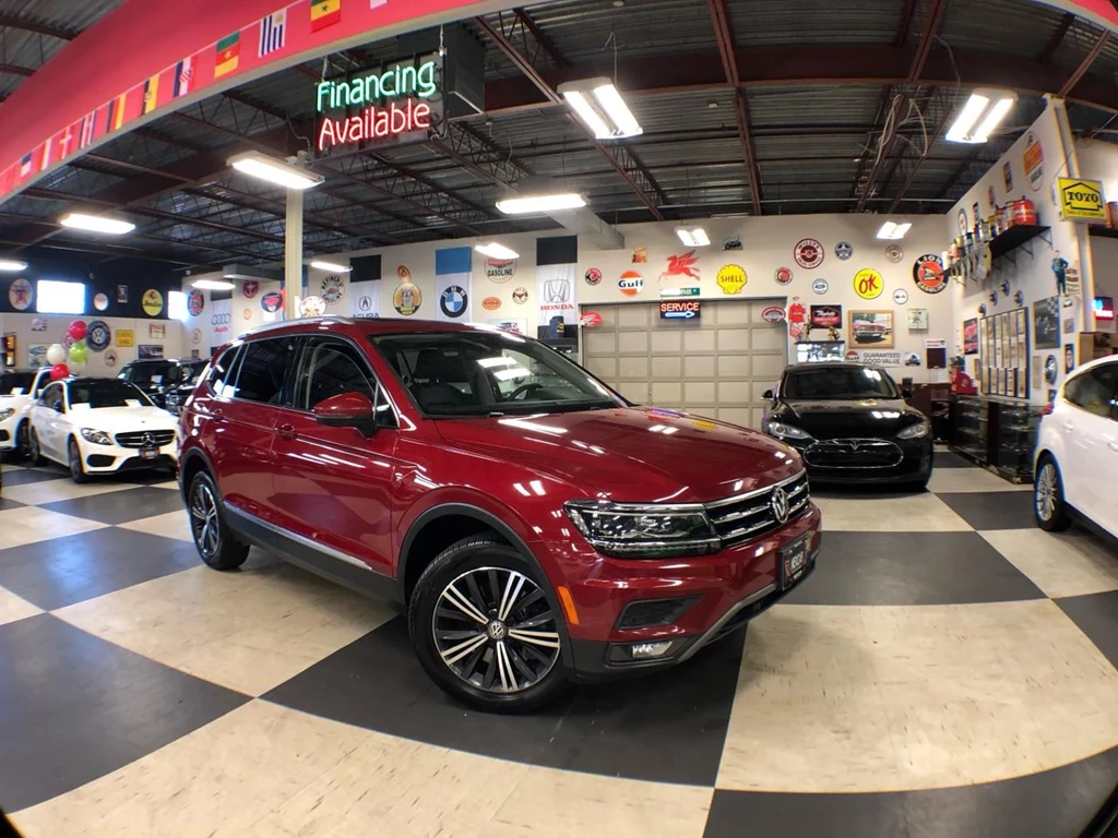 Used 2021 Volkswagen TIGUAN HIGHLINE AWD LEATHER PANO/ROOF NAVI B/SPOT CAMERA