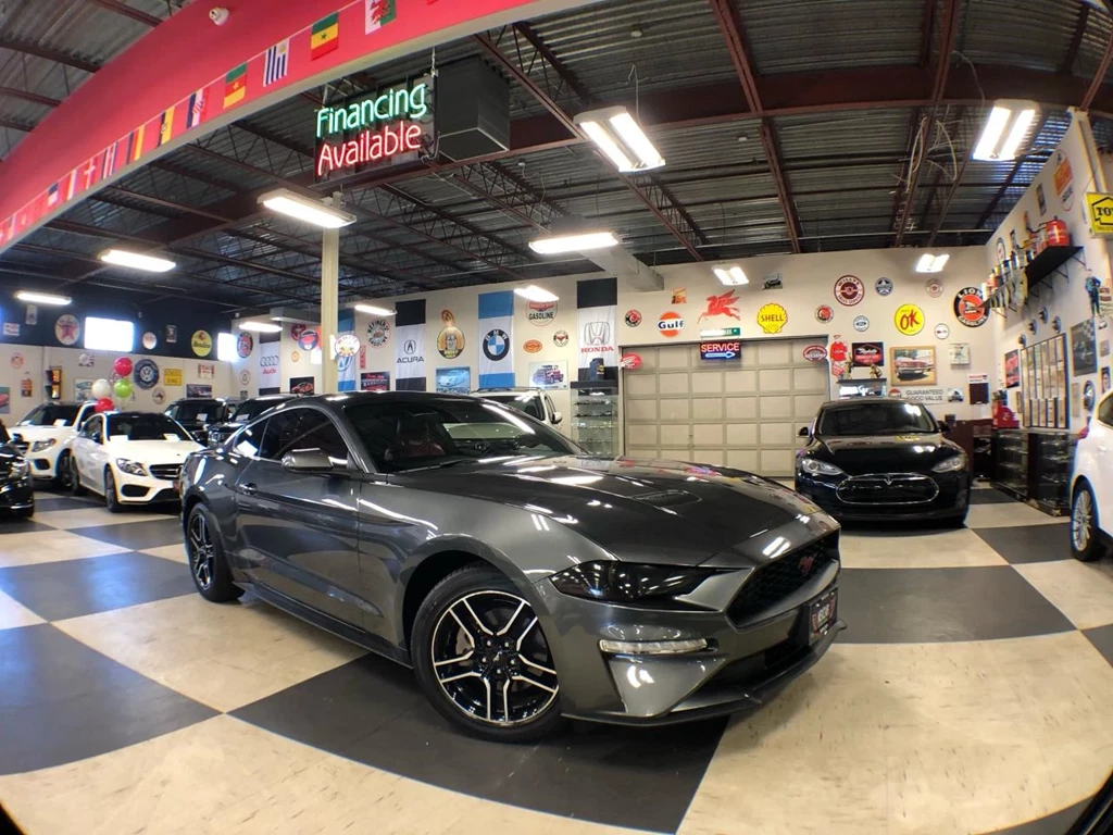 Used 2018 Ford MUSTANG EcoBoost FASTBACK PREMIUM RED LEATHER NAV CAMERA