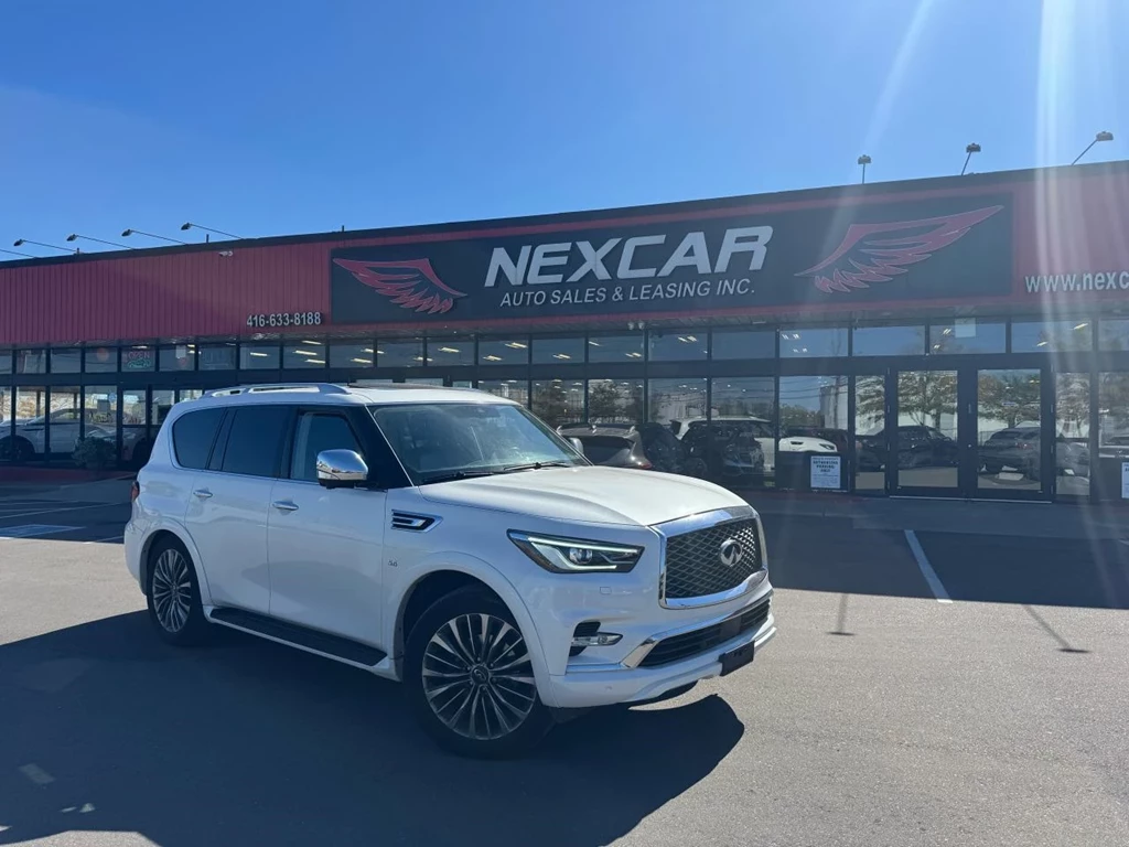 Used 2018 Infiniti QX80 LIMITED AWD 8 PASS AWD LEATHER SUNROOF NAV DVD CAM
