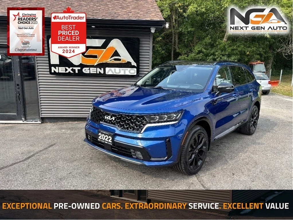 Used 2022 Kia SORENTO SX 6 PASS LEATHER PANO ROOF NAV ONE OWNER 