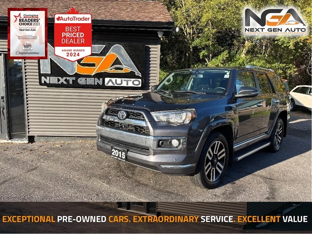 Used 2015 Toyota 4RUNNER SR5 LIMITED PKG 5 PASS LEATHER NAV ROOF 