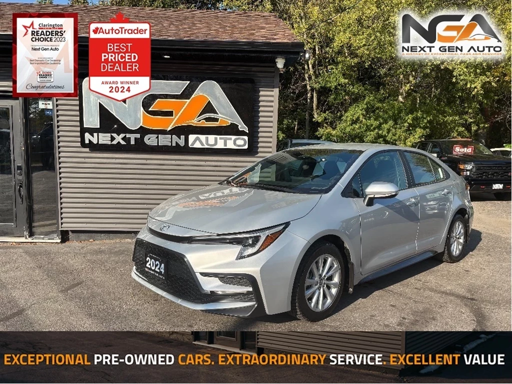 Used 2024 Toyota COROLLA SE ADVANCED SAFETY CARPLAY CLEAN CARFAX 