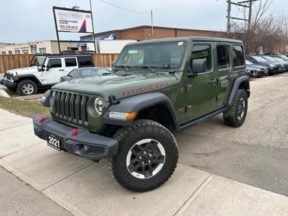 Used 2021 Jeep WRANGLER UNLIMITED RUBICON 4X4 LEATHER AUTOMATIC 