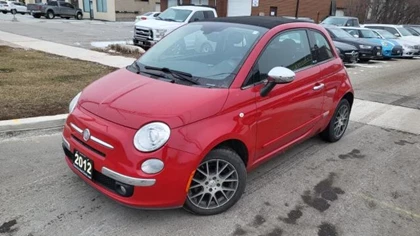 Used 2012 Fiat 500C LOUNGE CONVERTIBLE 