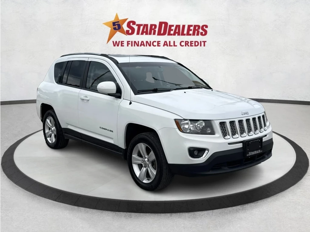 Used 2017 Jeep COMPASS AWD LEATHER SUNROOF LOADED! WE FINANCE ALL 