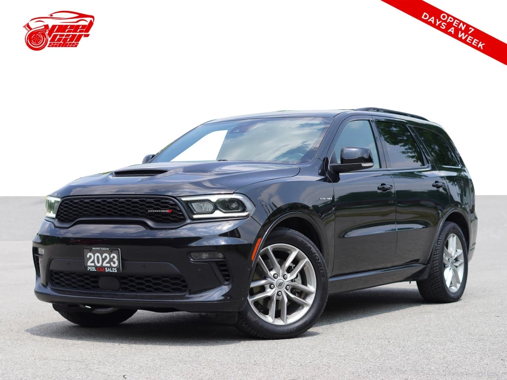 Used 2023 Dodge DURANGO R/T Plus AWD, Sunroof, Apple Carplay, Alloys.
