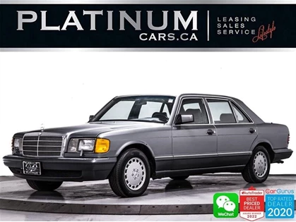 Used 1989 Mercedes-Benz 400-SERIES 420SEL, AUTOMATIC, LEATHER, ALL ORIGINAL, PRISTINE