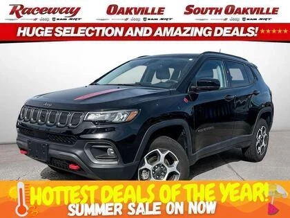 Used 2022 Jeep COMPASS TRAILHAWK NVI CARPLAY REMOTE START +