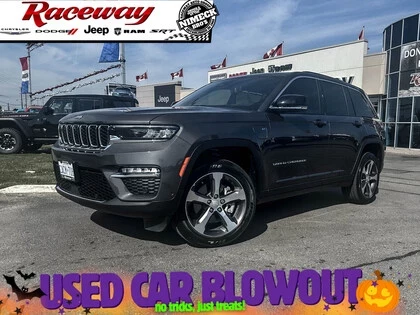 Used 2022 Jeep GRAND CHEROKEE BASE 4XE PANO ROOF VENTED SEATS 360 CAM +++