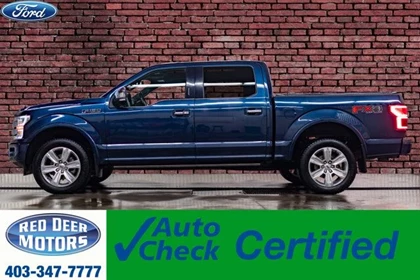 Used 2019 Ford F-150 4X4 SUPER CREW PLATINUM FX4 LEATHER ROOF ... 