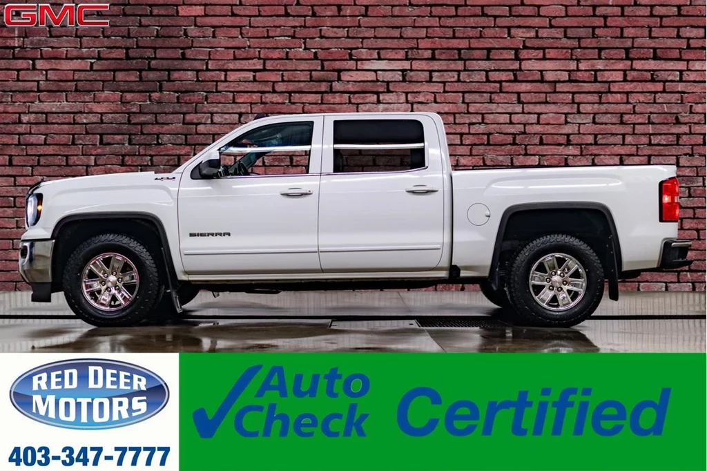 Used 2018 GMC SIERRA 1500 4X4 CREW CAB SLE BCAM 