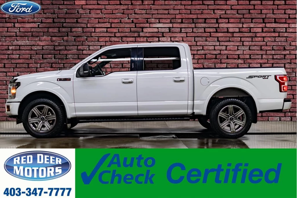 Used 2018 Ford F-150 4X4 SUPER CREW XLT SPORT NAV BCAM 