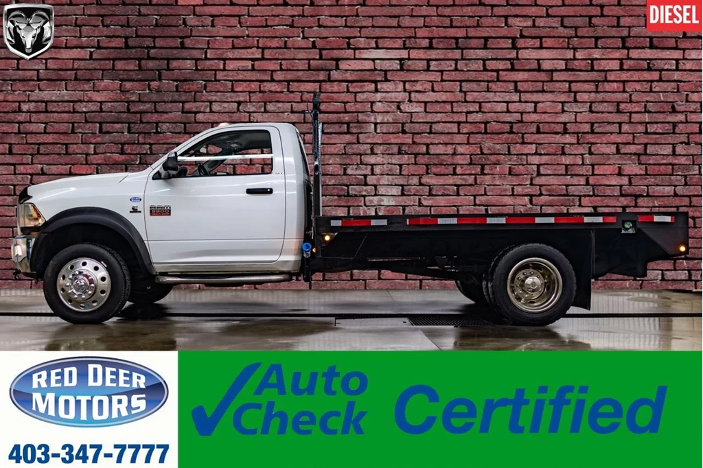 Used 2012 RAM 5500 4X4 REG CAB SLT DECK DIESEL 