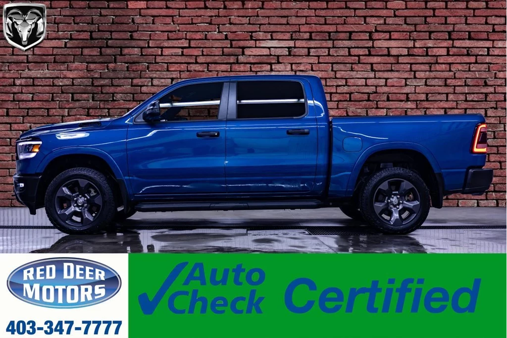 Used 2024 RAM 1500 4X4 CREW CAB BIG HORN BUILT TO SERVE NAV BCAM 