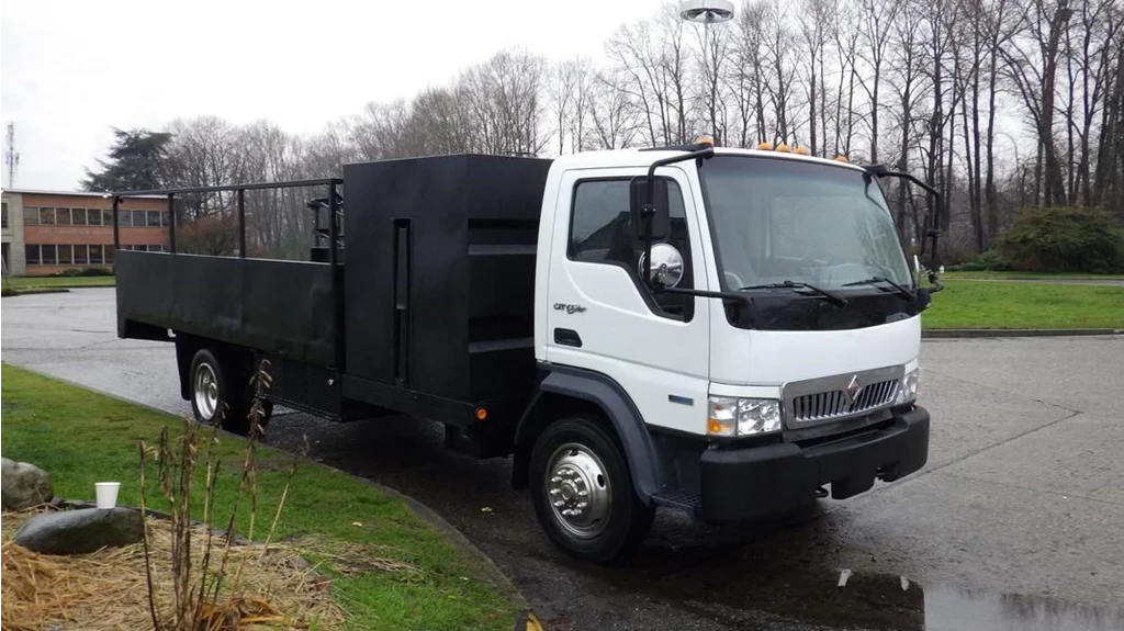Used 2009 International CF600 City Star Side Dump Truck 3 Seater Diesel
